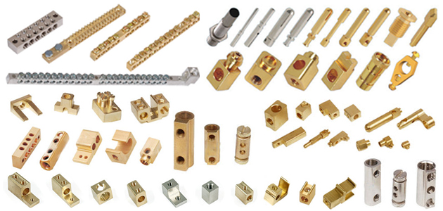brass earthing components 