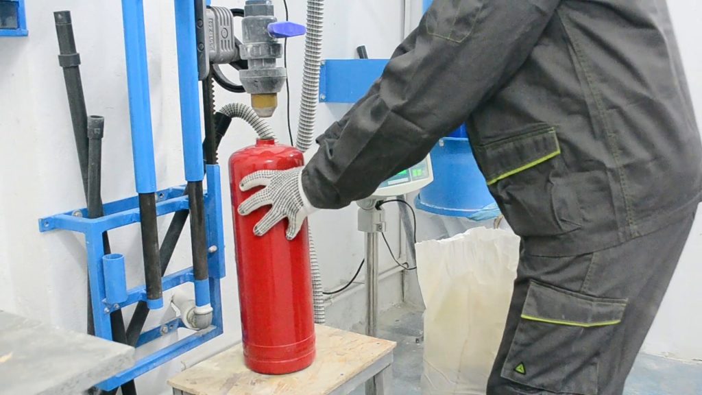Refilling Of Fire Extinguishers