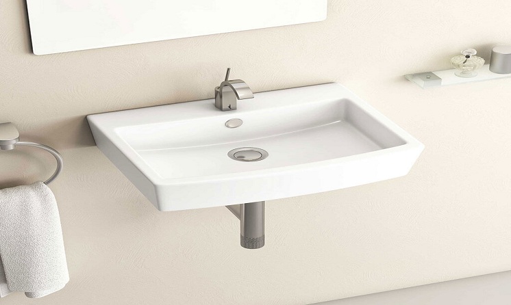 wall hung basins