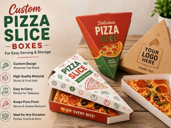 Custom Pizza Slice Boxes