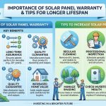 Solar panel warranty and life span