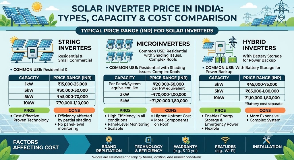 Solar Inverter Price in India