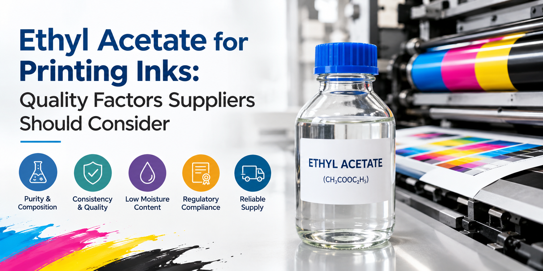 Ethyl Acetate for Printing Inks