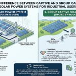 The Difference Between Captive and Group Captive Solar Power Systems for Industrial Users in Terms of Control and Cost